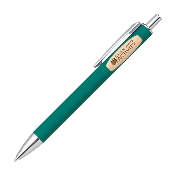 Sylvia Clicker Pen w/Bamboo Accent - Sylvia Clicker Pen w/Bamboo Accent - Image 2 of 9