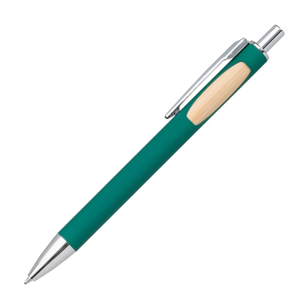 Sylvia Clicker Pen w/Bamboo Accent - Sylvia Clicker Pen w/Bamboo Accent - Image 3 of 9