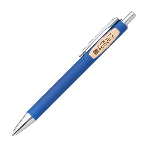 Sylvia Clicker Pen w/Bamboo Accent - Sylvia Clicker Pen w/Bamboo Accent - Image 4 of 9