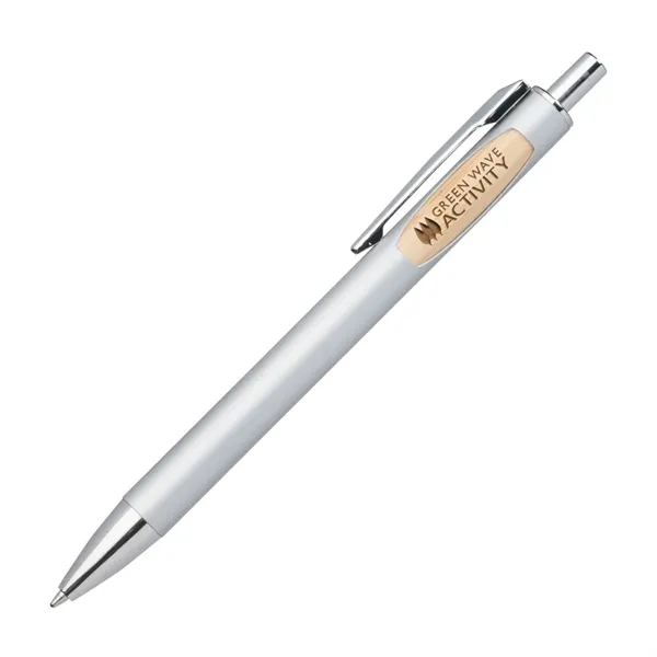Sylvia Clicker Pen w/Bamboo Accent - Sylvia Clicker Pen w/Bamboo Accent - Image 8 of 9
