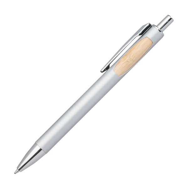 Sylvia Clicker Pen w/Bamboo Accent - Sylvia Clicker Pen w/Bamboo Accent - Image 9 of 9