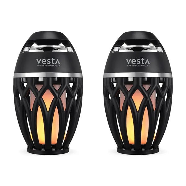 Custom iLive™ Tiki & Bluetooth Speakers with LED Flame