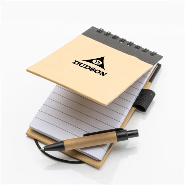 Recycled Flip-up Notepad/Pen - Recycled Flip-up Notepad/Pen - Image 3 of 10