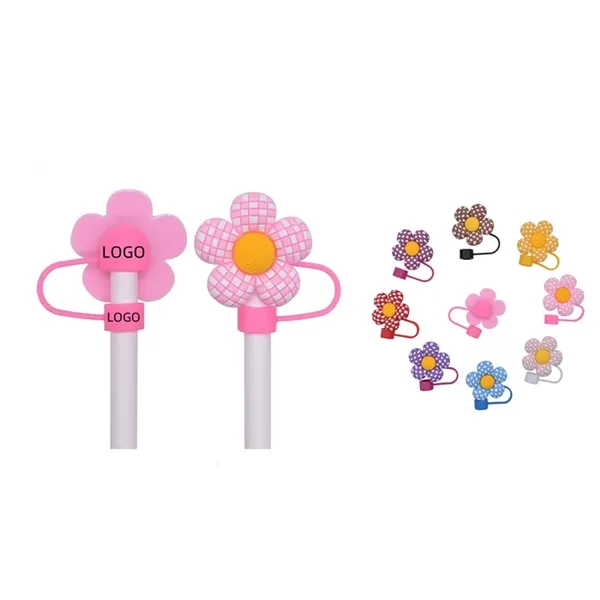 Straw Protective Sleeve 10 MM Flower Cap - Straw Protective Sleeve 10 MM Flower Cap - Image 0 of 13