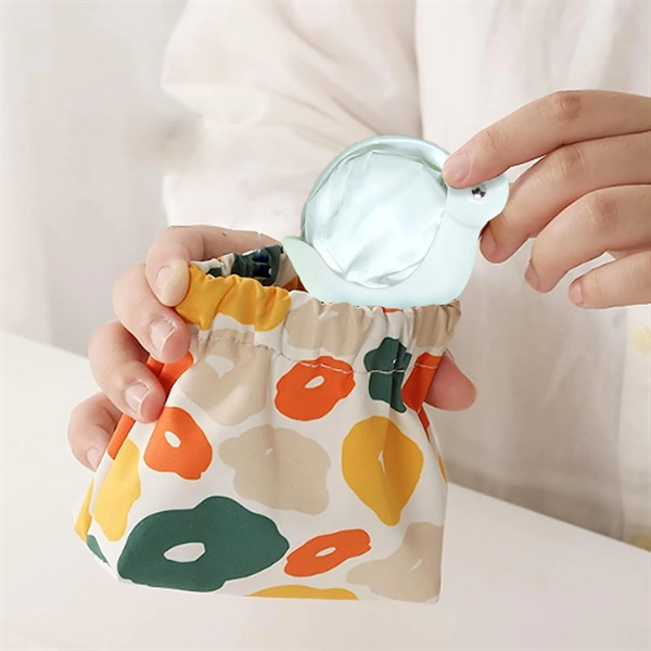 Foldable Hand Held Fan with Handle - Foldable Hand Held Fan with Handle - Image 3 of 3