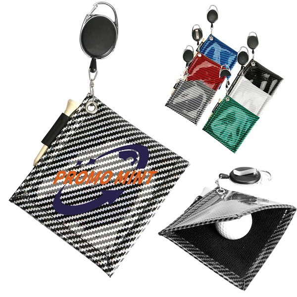 PVC Microfiber Golf Towels Portable Cleaning Cloth - PVC Microfiber Golf Towels Portable Cleaning Cloth - Image 0 of 4