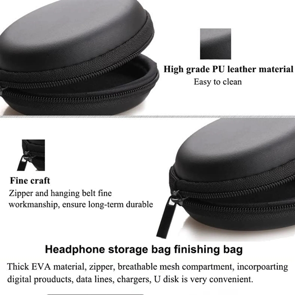 Round Earbud Carrying Case - Round Earbud Carrying Case - Image 1 of 6