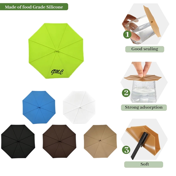 Silicone Umbrella Mug Cup Lid - Silicone Umbrella Mug Cup Lid - Image 0 of 8