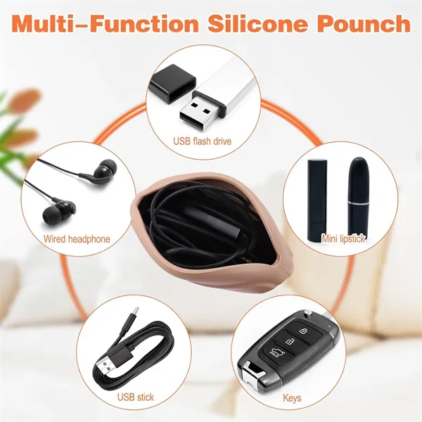 Silicone Headphone Organizer - Silicone Headphone Organizer - Image 1 of 4