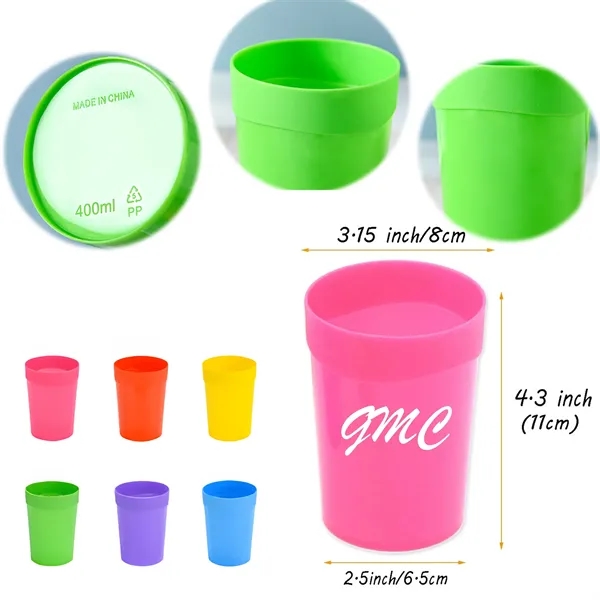 13 oz Plastic Stadium Cups - 13 oz Plastic Stadium Cups - Image 0 of 7