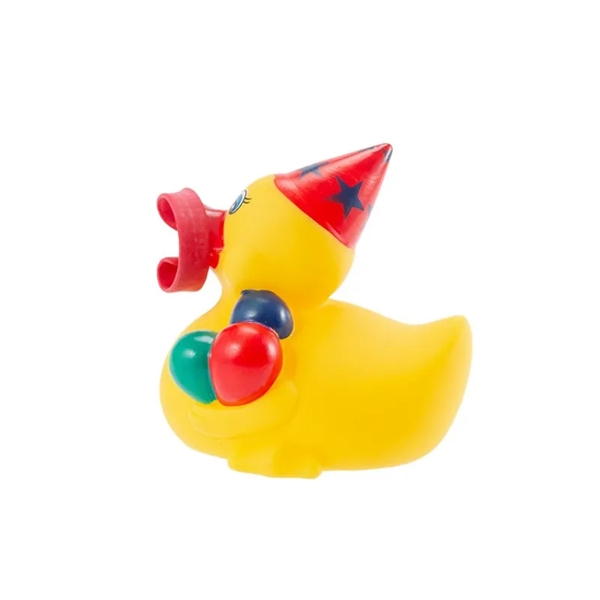 Rubber Summer Toy Clown Shape Yellow Duck - Rubber Summer Toy Clown Shape Yellow Duck - Image 1 of 3