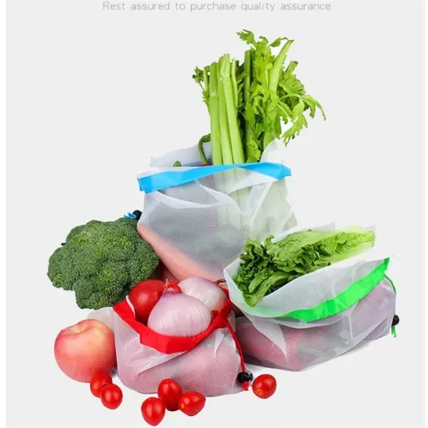 Vegetable & Fruit Mesh Produce Bag - Vegetable & Fruit Mesh Produce Bag - Image 2 of 4