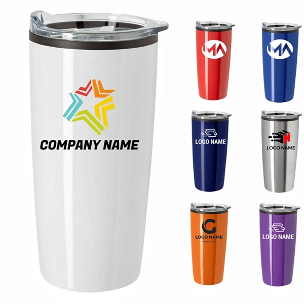 20 Oz. Double Wall Stainless Tumbler - 20 Oz. Double Wall Stainless Tumbler - Image 0 of 1