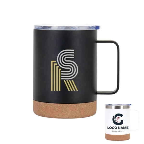 12 Oz. Camping Mug With Cork Base - 12 Oz. Camping Mug With Cork Base - Image 0 of 1