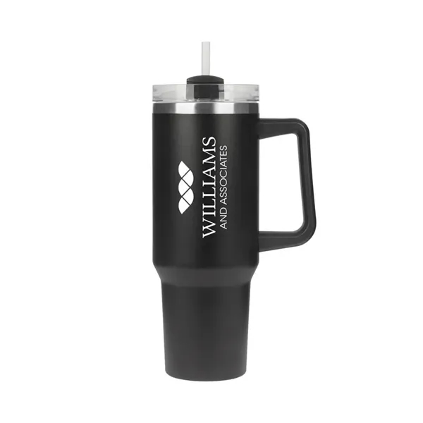 Riley 40 oz. Double Wall Stainless Steel Travel Mug - Riley 40 oz. Double Wall Stainless Steel Travel Mug - Image 1 of 8