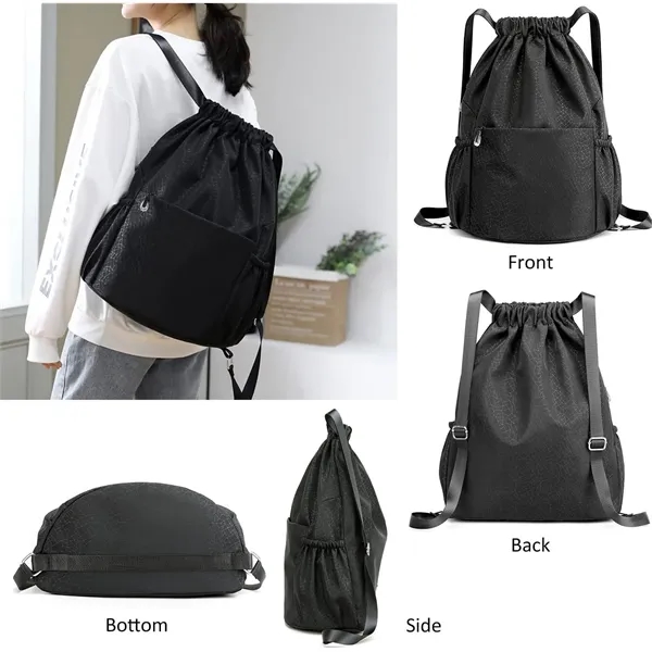 Large capacity versatile drawstring sports backpack - Large capacity versatile drawstring sports backpack - Image 11 of 11