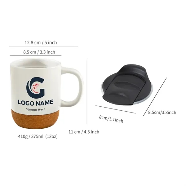 13 oz. Cork Base Ceramic Mug - 13 oz. Cork Base Ceramic Mug - Image 1 of 1