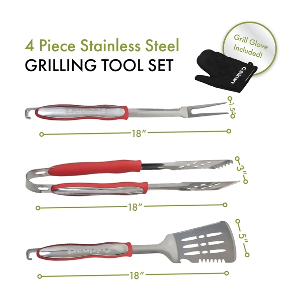 Cuisinart Outdoors® 4-Piece Grill Tool Set - Cuisinart Outdoors® 4-Piece Grill Tool Set - Image 3 of 10