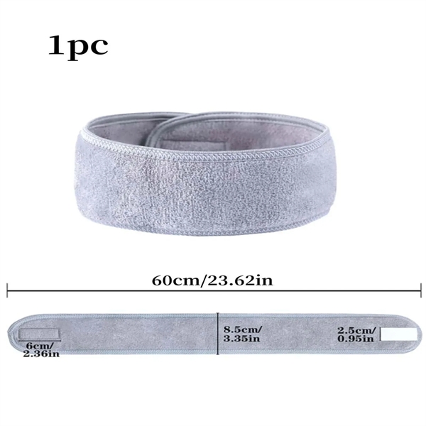 Adjustable Spa Headband Magic Tape Washing Face - Adjustable Spa Headband Magic Tape Washing Face - Image 0 of 3