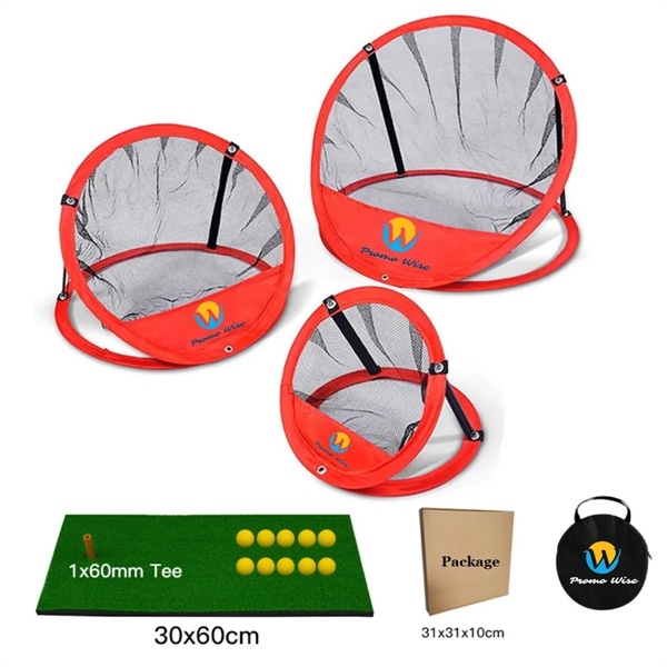 Golf Chipping Pop-Up Practice Net Golfing Target Accessories - Golf Chipping Pop-Up Practice Net Golfing Target Accessories - Image 0 of 5