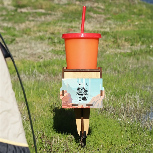 Custom Stakeout™ Portable Cup Holder