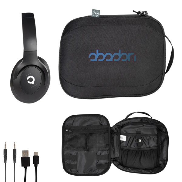 Noise Cancelling Headphones With Travel Pouch - Noise Cancelling Headphones With Travel Pouch - Image 0 of 1