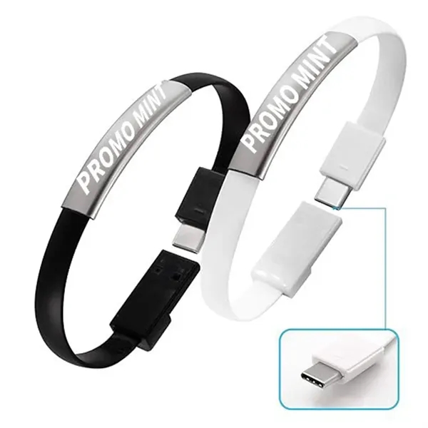 3 In 1 USB Charging Cable Data transfer Wristband Bracelet - 3 In 1 USB Charging Cable Data transfer Wristband Bracelet - Image 0 of 4