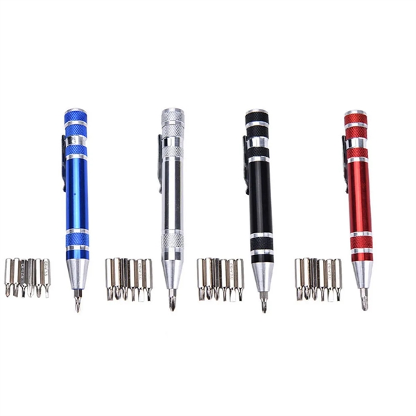 8-in-1 Fixing Screwdriver Precision Tool Multifunctional Pen - 8-in-1 Fixing Screwdriver Precision Tool Multifunctional Pen - Image 4 of 4