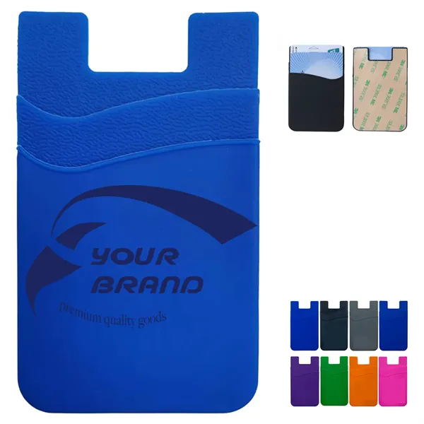 Silicone Phone ID Wallet Adhesive Card Holder - Silicone Phone ID Wallet Adhesive Card Holder - Image 0 of 4