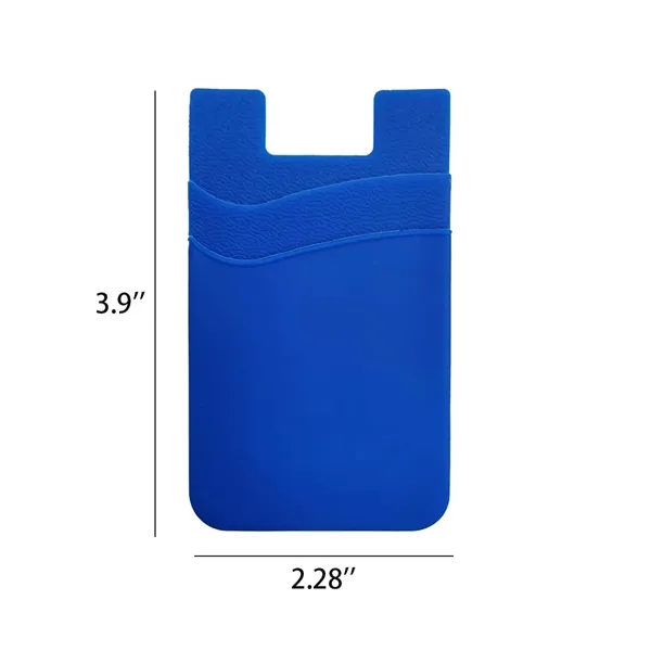 Silicone Phone ID Wallet Adhesive Card Holder - Silicone Phone ID Wallet Adhesive Card Holder - Image 1 of 4