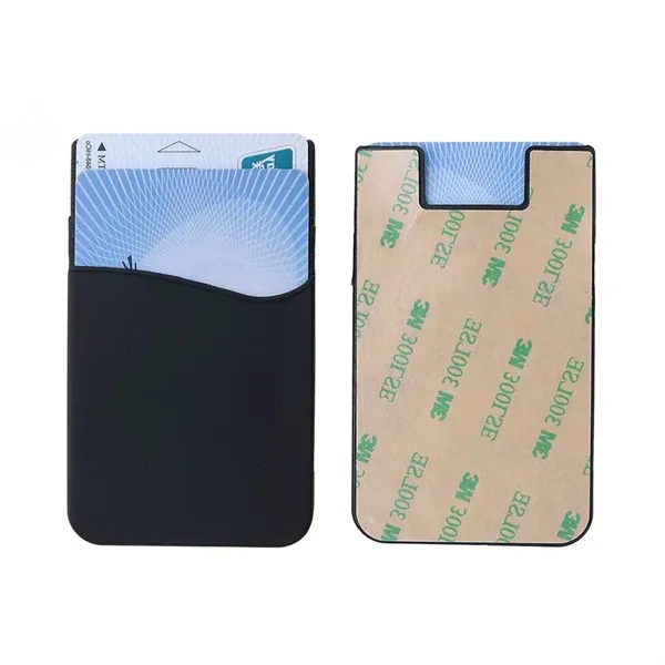 Silicone Phone ID Wallet Adhesive Card Holder - Silicone Phone ID Wallet Adhesive Card Holder - Image 2 of 4