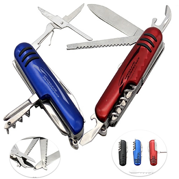 Portable Folding Multifunctional Pocket Tool - Portable Folding Multifunctional Pocket Tool - Image 0 of 2