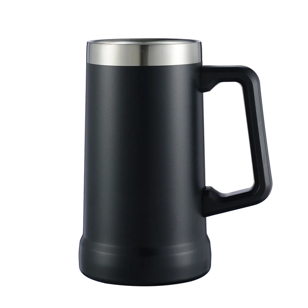24Oz Classic Beer Stein with Big Grip Handle - 24Oz Classic Beer Stein with Big Grip Handle - Image 6 of 14