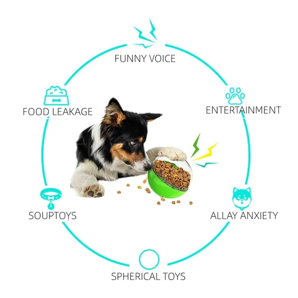 Dog Toys Puppy Giggle Balls with Food Leakage - Dog Toys Puppy Giggle Balls with Food Leakage - Image 1 of 3