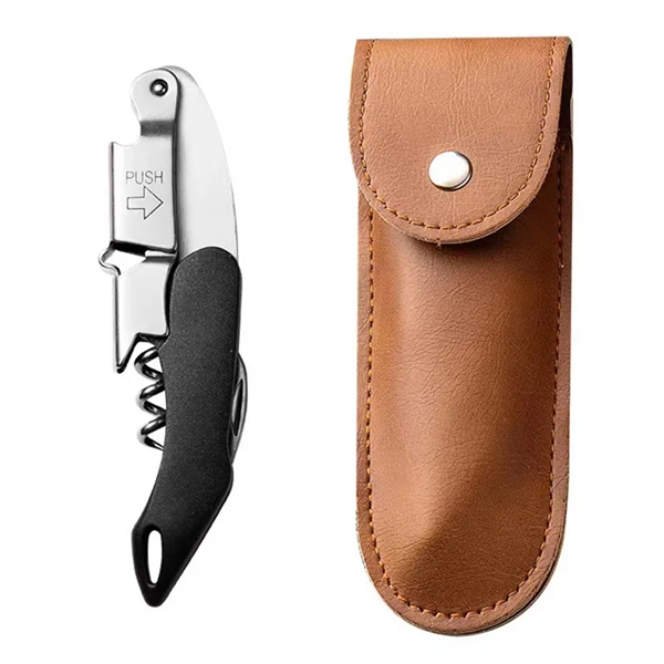 Wine Opener with Wooden Handle - Wine Opener with Wooden Handle - Image 3 of 4