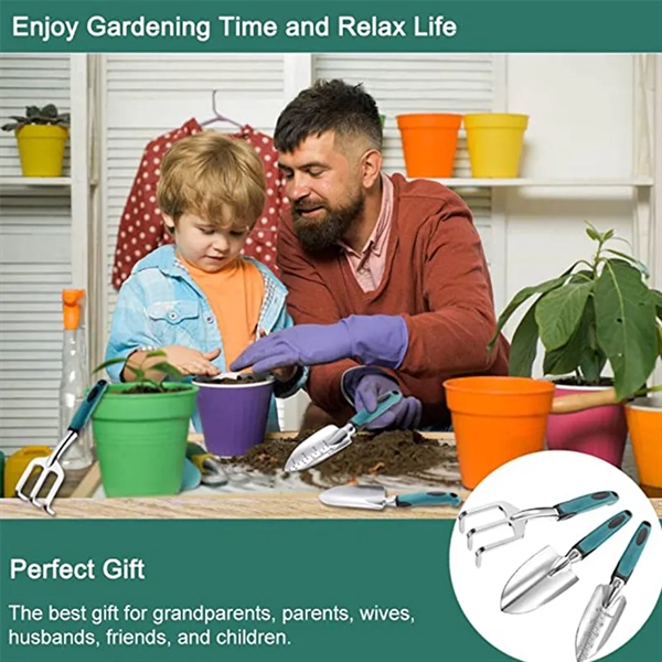 3 Piece Heavy Duty Gardening Tools - 3 Piece Heavy Duty Gardening Tools - Image 1 of 4