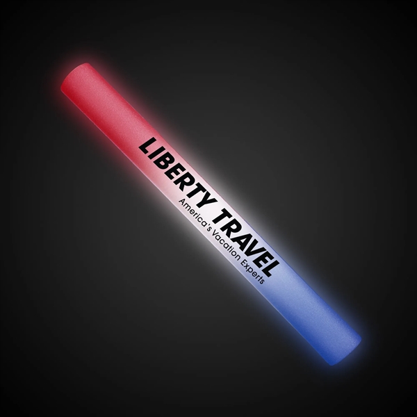 Red/White/Blue LED 16 Inch Lumiton Batons - Red/White/Blue LED 16 Inch Lumiton Batons - Image 1 of 4