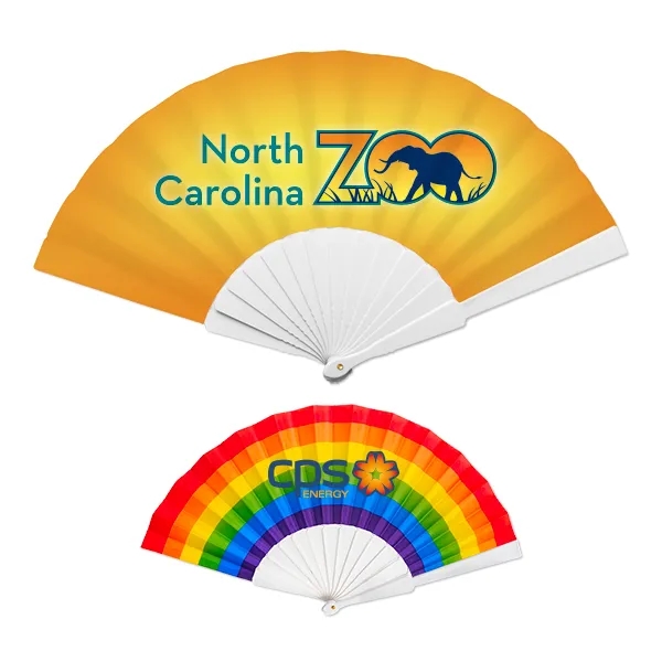 Full Color Folding Hand Fan - Full Color Folding Hand Fan - Image 0 of 0