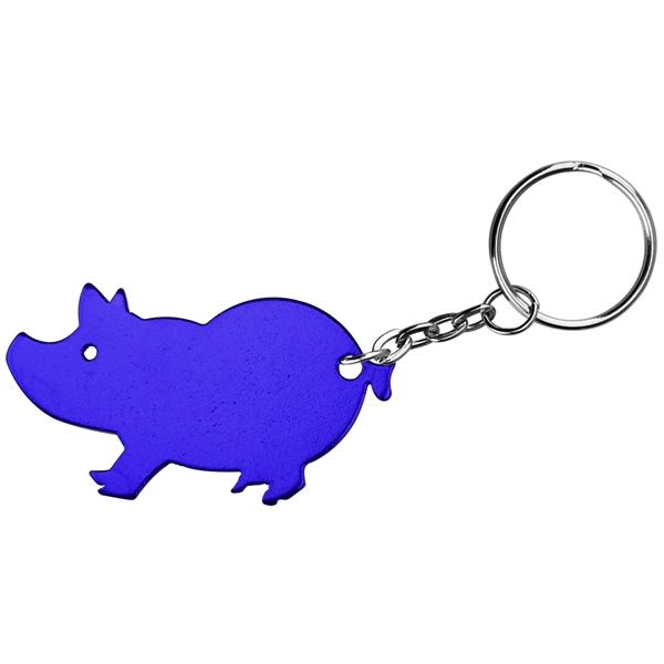 Jumbo size pig shape bottle opener key chain - Jumbo size pig shape bottle opener key chain - Image 1 of 7