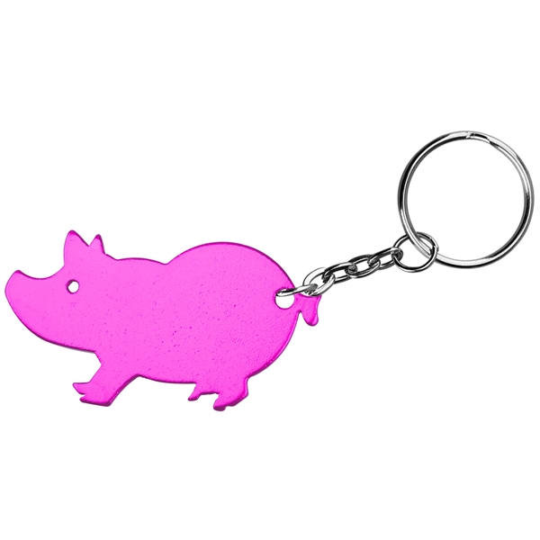 Jumbo size pig shape bottle opener key chain - Jumbo size pig shape bottle opener key chain - Image 5 of 7
