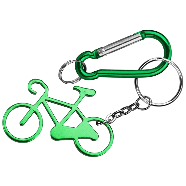 Bicycle shape bottle opener key chain - Bicycle shape bottle opener key chain - Image 1 of 4