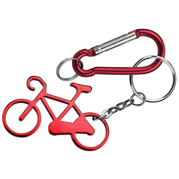 Bicycle shape bottle opener key chain - Bicycle shape bottle opener key chain - Image 3 of 4