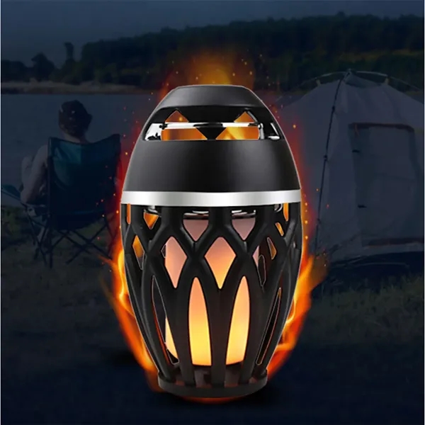 Led Flame Torch Bluetooth Speaker Outdoor Waterproof - Led Flame Torch Bluetooth Speaker Outdoor Waterproof - Image 1 of 4