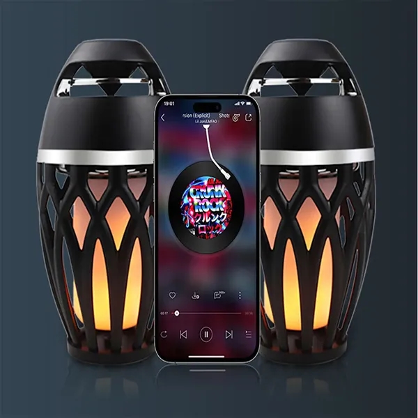 Led Flame Torch Bluetooth Speaker Outdoor Waterproof - Led Flame Torch Bluetooth Speaker Outdoor Waterproof - Image 3 of 4