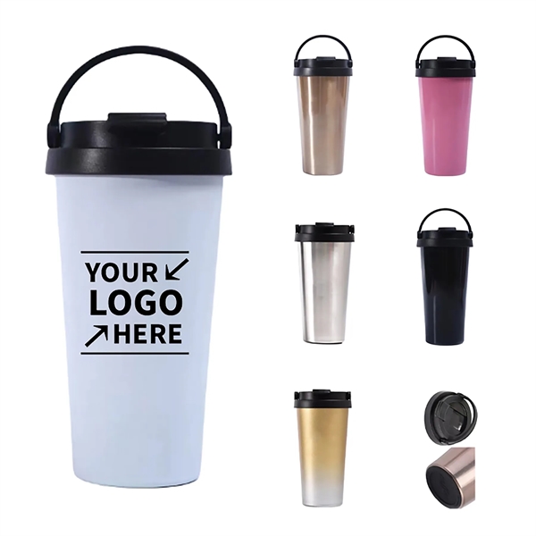 Stainless Steel Insulated Coffee Cup - Stainless Steel Insulated Coffee Cup - Image 0 of 6