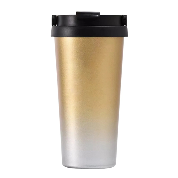 Stainless Steel Insulated Coffee Cup - Stainless Steel Insulated Coffee Cup - Image 6 of 6
