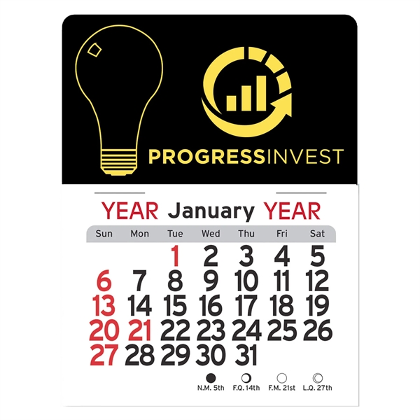 Light Bulb Peel-N-Stick Calendar - Light Bulb Peel-N-Stick Calendar - Image 1 of 5