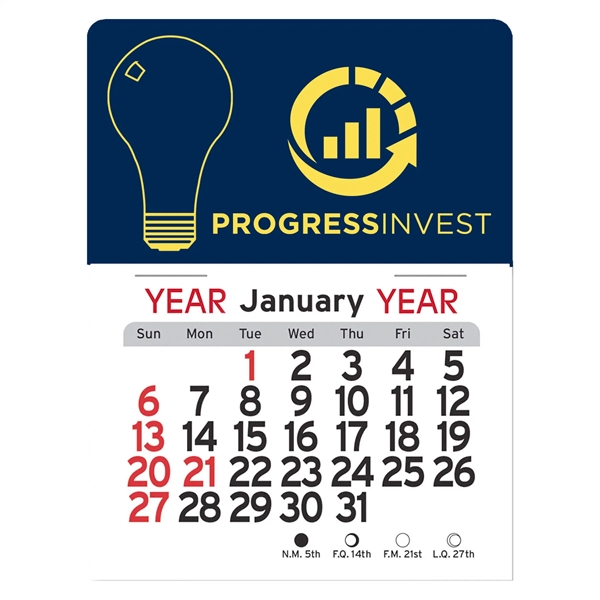 Light Bulb Peel-N-Stick Calendar - Light Bulb Peel-N-Stick Calendar - Image 2 of 5