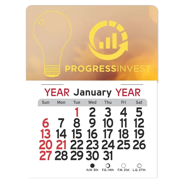 Light Bulb Peel-N-Stick Calendar - Light Bulb Peel-N-Stick Calendar - Image 0 of 5