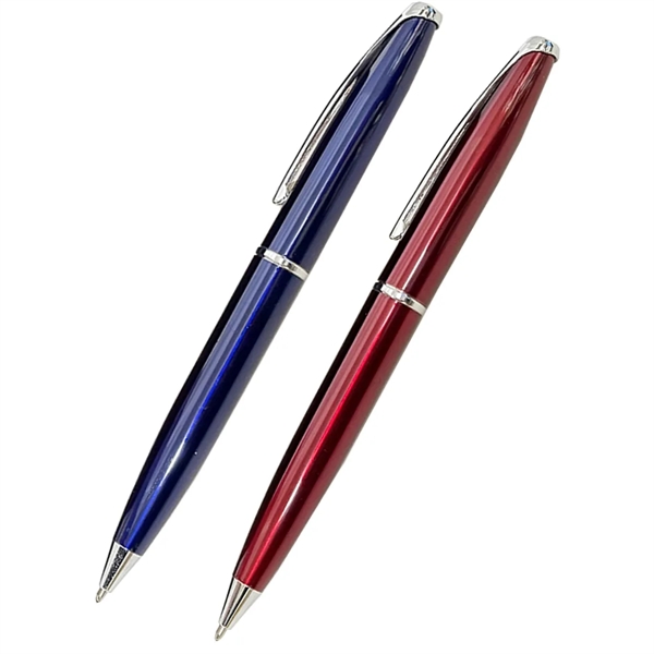 Diplomat Twist-Action Brass Ballpoint Pen - Diplomat Twist-Action Brass Ballpoint Pen - Image 1 of 3